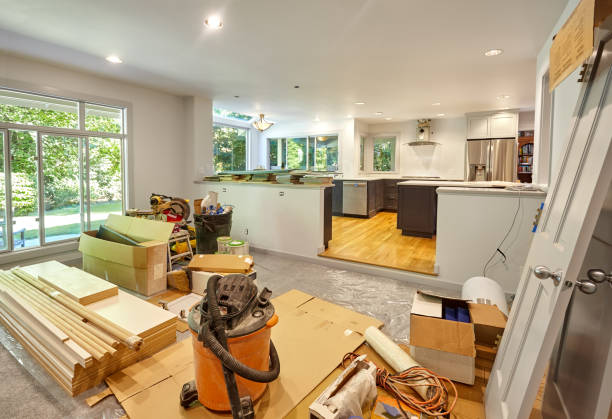 Professional Kitchen Island Installation technician working in Hatfield, PA